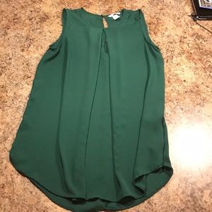Green tank top - easily dressed up or down!